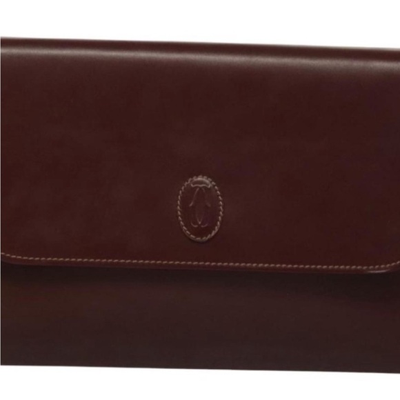 Chic Cartier Leather Women's Clutch - Picture 11 of 12